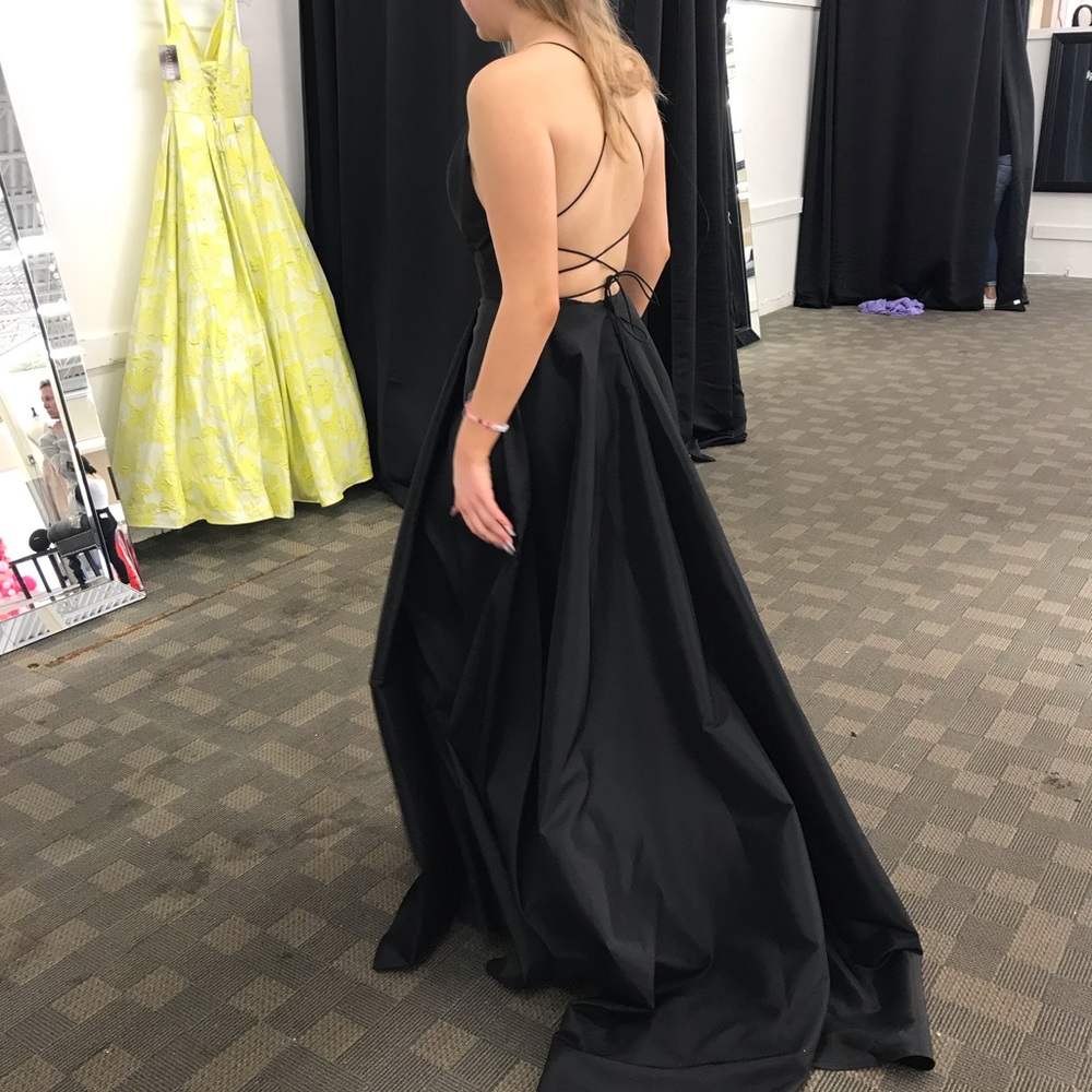 Black formal dress